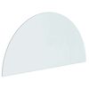 vidaXL Pejs glasplade Transparent 1000 x 500 mm Glas