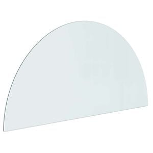 vidaXL Pejs glasplade Transparent 1000 x 500 mm Glas