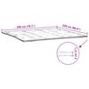 vidaXL madrasbeskytter 200x220 cm hvid