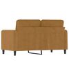 vidaXL 2-personers sofa 120 cm fl&oslash;jl brun