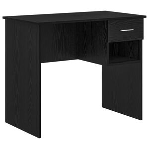 vidaXL Bord Sort eg 90 x 49 x 75 cm Konstrueret tr&aelig;