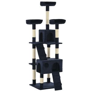 vidaXL kradsetr&aelig; til katte med sisal 170 cm blue
