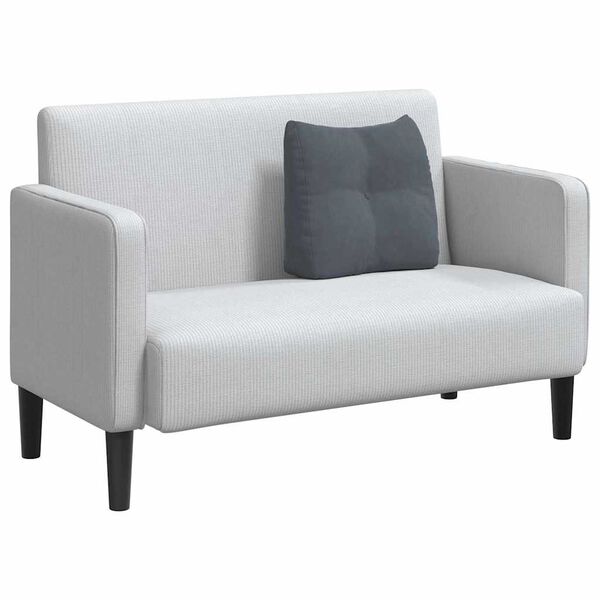 vidaXL Rygpude M&oslash;rkegr&aring; 45 x 24 x 50 cm Fl&oslash;jl