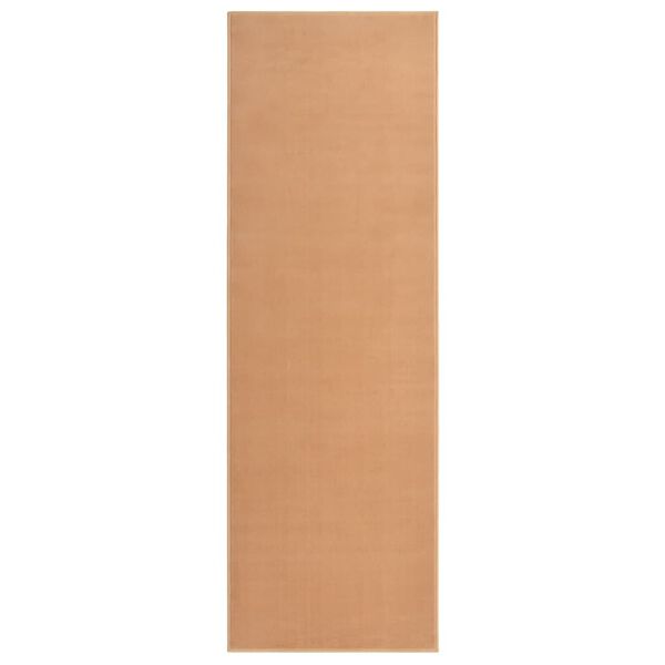vidaXL t&aelig;ppel&oslash;ber 80x250 cm BCF beige
