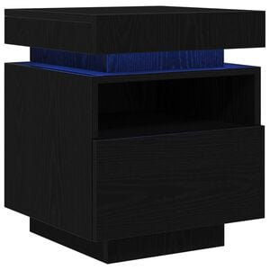 vidaXL Natskab Sort eg 40 x 39 x 48,5 cm Konstrueret tr&aelig;