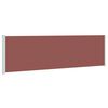 vidaXL sammenrullelig sidemarkise til terrassen 180x600 cm brun