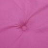 vidaXL hynder til havestol 4 stk. 40x40x4 cm stof pink