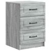 vidaXL Natskab Gr&aring; sonoma-eg 43 x 41 x 63,5 cm Konstrueret tr&aelig;