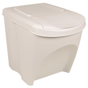 vidaXL stabelbare affaldsspande 3 stk. 75 l polypropylen hvid