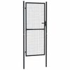 vidaXL havel&aring;ge i net galvaniseret st&aring;l 100x200 cm gr&aring;