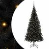 vidaXL Juletr&aelig; Sort 180 cm PVC