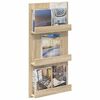 vidaXL Magasin Rack Sonoma eg 51 x 11 x 102 cm Konstrueret tr&aelig;