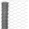 Nature sekskantet tr&aring;dnet 1x5 m 40 mm galvaniseret st&aring;l