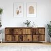 vidaXL Sideboards 3 pcs Gammelt tr&aelig; 180 x 35 x 70 cm Konstrueret tr&aelig;