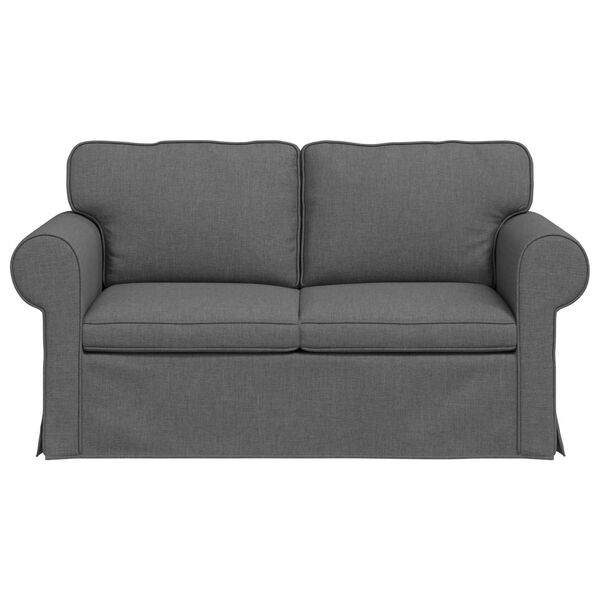 vidaXL Sofa M&oslash;rkegr&aring; Samlede dimensioner: 155 x 82 x 80 cm (B x D x H)