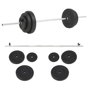 vidaXL v&aelig;gtstangss&aelig;t 30 kg