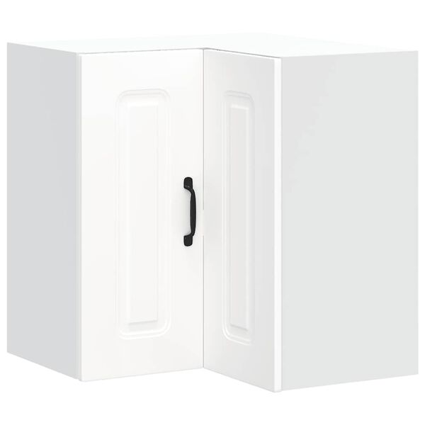 vidaXL køkken væg hjørneskab Kalmar konstrueret træ hvid