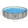 Bestway Power Steel swimmingpool 549x122 cm