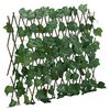 vidaXL espalier med kunstige vinblade 190x60 cm udvidelig gr&oslash;n