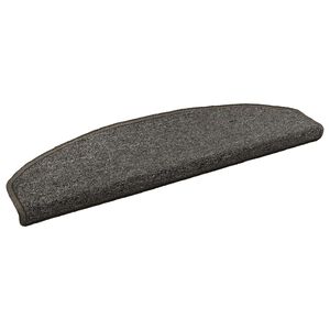vidaXL Selvkl&aelig;bende Trappem&aring;tter 15 stk. 80 x 24,5 x 3,5 cm M&oslash;rkegr&aring;