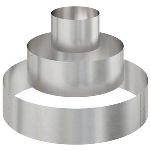 vidaXL Have Blomsterkrukke S&oslash;lv 90 x 90 x 20 cm Rustfrit st&aring;l