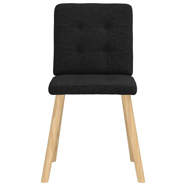 vidaXL spisebordsstole 2 stk. stof sort