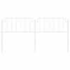 vidaXL udskiftningsgavl 200 cm metal hvid