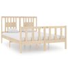 vidaXL sengeramme 135x190 cm massivt tr&aelig;