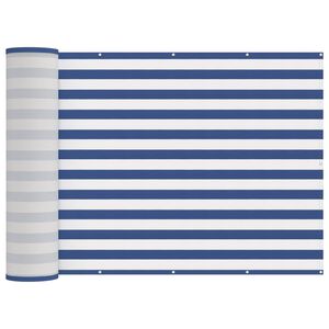 vidaXL Balkon Afsk&aelig;rmning 150 x 200 cm Stof med PU-bel&aelig;gning