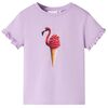 T-shirt til b&oslash;rn str. 92 lilla