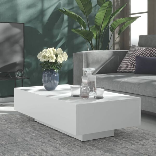 vidaXL sofabord 100x49,5x31 cm konstrueret tr&aelig; hvid