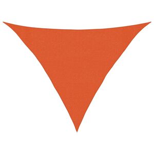 vidaXL solsejl 3x3x4,2 m 160 g/m&sup2; HDPE orange