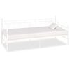 vidaXL stel til daybed 90x200 cm metal hvid