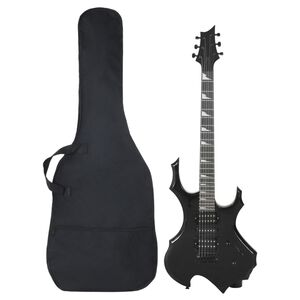 vidaXL elektrisk guitar til begyndere inkl. taske 4/4 39" sort