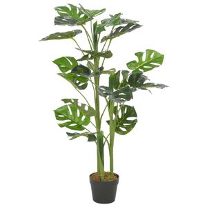 vidaXL kunstig plante monstera med krukke 100 cm gr&oslash;n