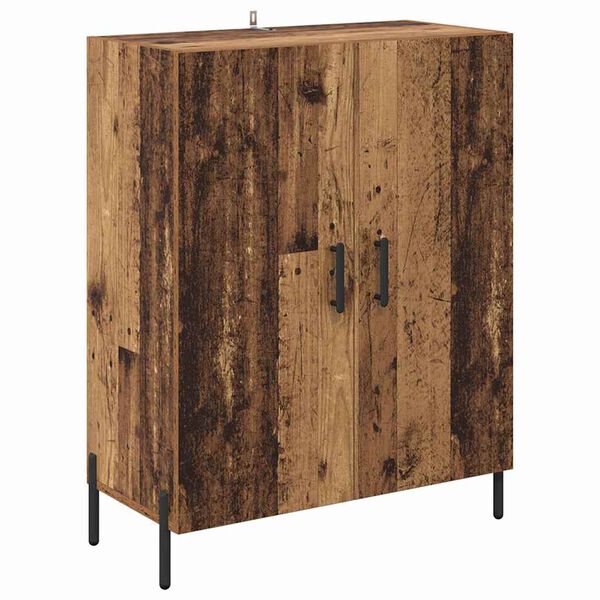 vidaXL Sideboard Gammelt tr&aelig; 69,5 x 34 x 90 cm Konstrueret tr&aelig;