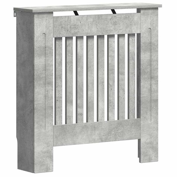 vidaXL Radiatorcover Beton Gr&aring; 78 x 19 x 81,5 cm Konstrueret tr&aelig;