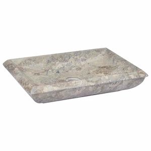 vidaXL h&aring;ndvask 50x35x10 cm marmor gr&aring;