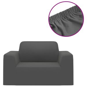 vidaXL elastisk sofabetr&aelig;k polyesterjersey antracitgr&aring;