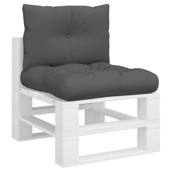 vidaXL pallehynder 2 stk. stof antracitgr&aring;