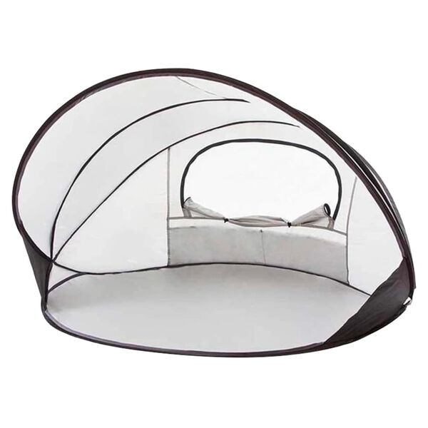 DERYAN pop-up strandtelt 155x133x95 cm str. XXL s&oslash;lvfarvet