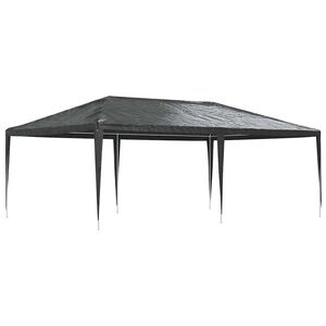 vidaXL festtelt 4x6 m 90 g/m&sup2; antracitgr&aring;