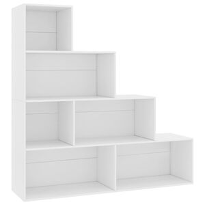 vidaXL bogreol/rumdeler 155x24x160 cm konstrueret tr&aelig; hvid