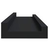 vidaXL gallerihylder 2 stk. 40x9x3 cm MDF sort