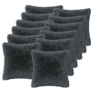vidaXL Pudebetr&aelig;k 12 stk. HEERLEN Antracit 40 x 40 cm PV Fleece