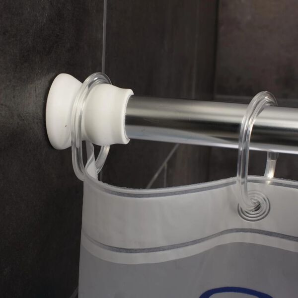 RIDDER teleskopisk badeforhængsstang 110-245 cm krom 55300