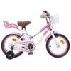 vidaXL B&oslash;rnecykel 14 tommer anbefalet til 3-5 &aring;r gammel Lys pink