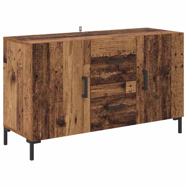 vidaXL Sideboard Gammelt tr&aelig; 100 x 36 x 60 cm Konstrueret tr&aelig;