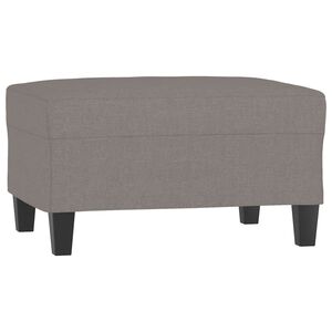 vidaXL fodskammel 70x55x41 cm stof gr&aring;brun