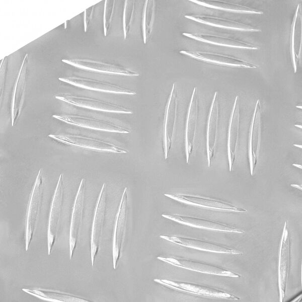 vidaXL Trappe Tread Rektangul&aelig;r 15 pcs S&oslash;lv 60 x 18 cm Aluminium